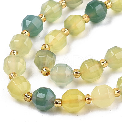 Natural Agate Beads Strands G-T131-82A-09-1