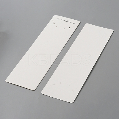 Paper Jewelry Display Cards CDIS-WH0021-035-1