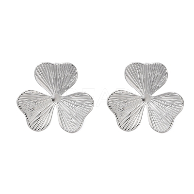 304 Stainless Steel Stud Earrings for Women EJEW-K306-02P-1