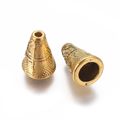 Tibetan Style Bead Caps X-GLF0831Y-1
