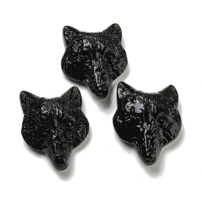 Natural Obsidian Pendants G-M417-07F-1
