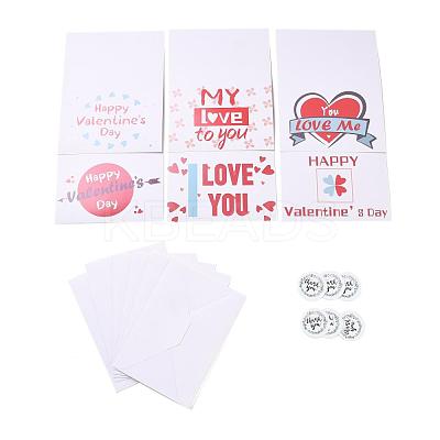 Rectangle Paper Greeting Cards DIY-F096-15-1