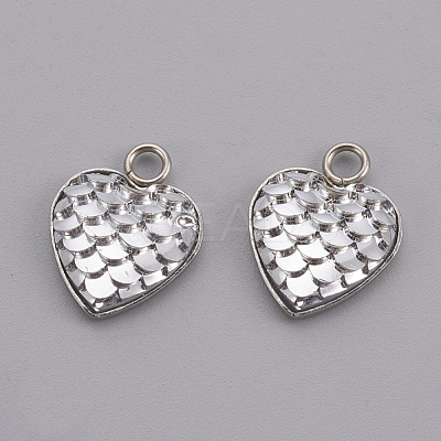 304 Stainless Steel Pendants STAS-F184-B12-1