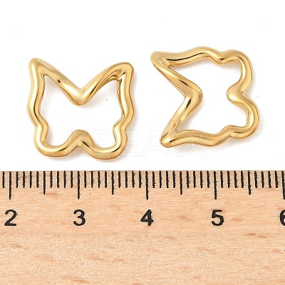 304 Stainless Steel Butterfly Linking Rings STAS-L293-10G-1