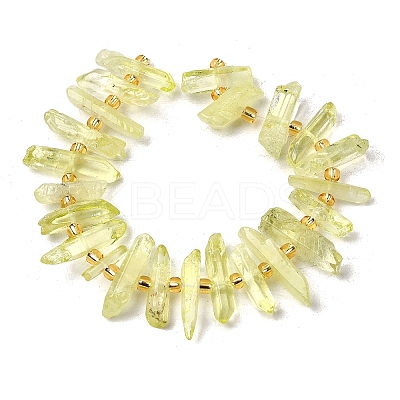 Natural Quartz Crystal Beads Strands G-F800-E12-1