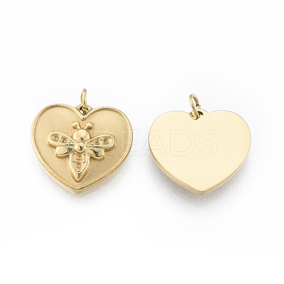 Ion Plating(IP) 304 Stainless Steel Pendant Rhinestone Settings STAS-N097-255LG-1
