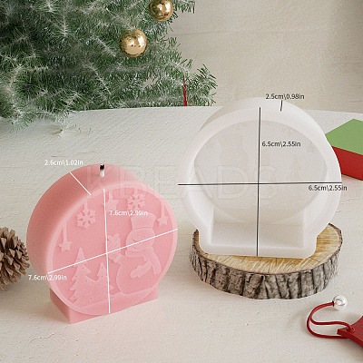 Christmas Theme Silicone Molds LS-DIY-K073-20F-1