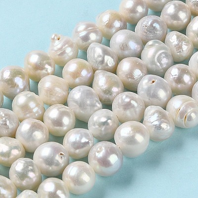 Natural Keshi Pearl Beads Strands PEAR-E018-17-1