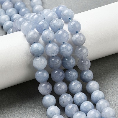 Dyed Natural Malaysia Jade Beads Strands G-G021-02B-22-1