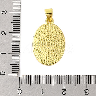 Rack Plating Brass Pendants KK-S380-42G-G-1