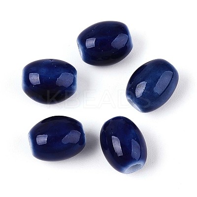 Handmade Porcelain Ceramic Beads PORC-T134-02B-1