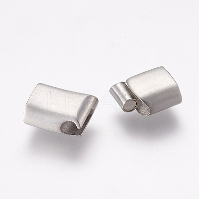 Tarnish Resistant 304 Stainless Steel Magnetic Clasps with Glue-in Ends LS-STAS-K145-25P-1