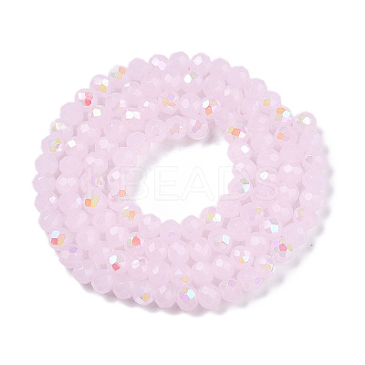 Electroplate Glass Beads Strands EGLA-A044-J4mm-L02-1
