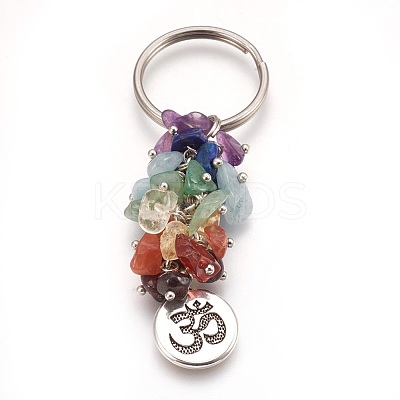Natural Gemstone Keychain KEYC-JKC00163-04-1