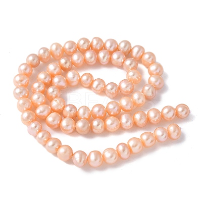 Natural Cultured Freshwater Pearl Beads Strands PEAR-I007-07O-05D-1