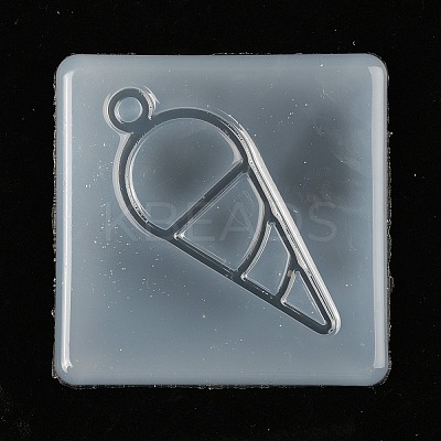 Ice-Cream Cone Silicone Pendant Molds DIY-R078-18-1