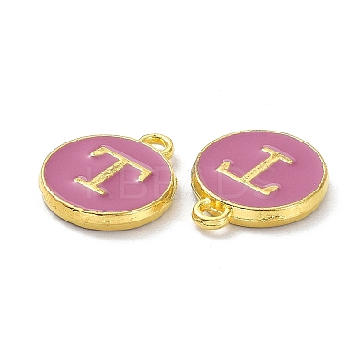 Golden Plated Alloy Enamel Charms ENAM-XCP0001-13T-1