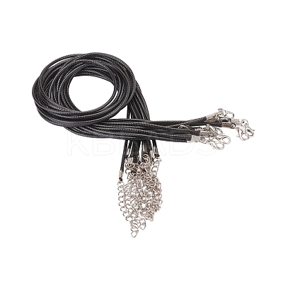Waxed Cord Necklace Making X-NCOR-T001-01-1