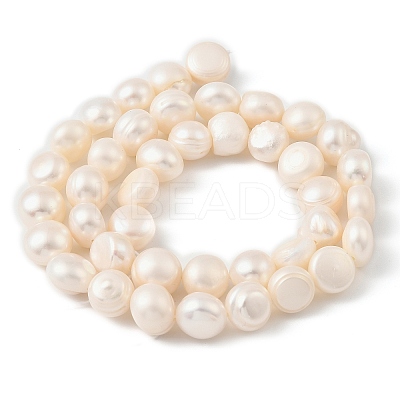 Natural Cultured Freshwater Pearl Beads Strands PEAR-P064-19K-05B-1