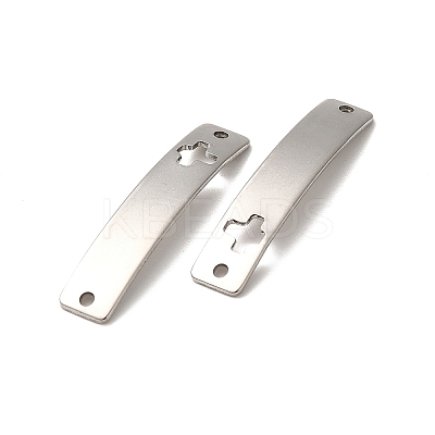 Tarnish Resistant 201 Stainless Steel Connector Charms STAS-D244-32P-E-1