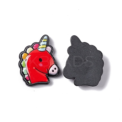 Opaque Resin Cabochons LS-RESI-C027-05B-1