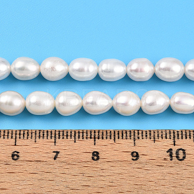 Natural Cultured Freshwater Pearl Beads Strands PEAR-N012-06Z-01-1