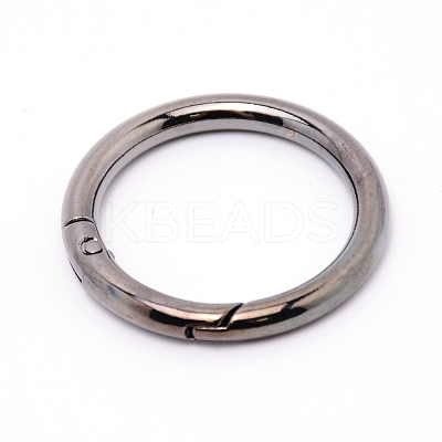 Alloy Spring Gate Rings AJEW-WH0129-48D-B-1