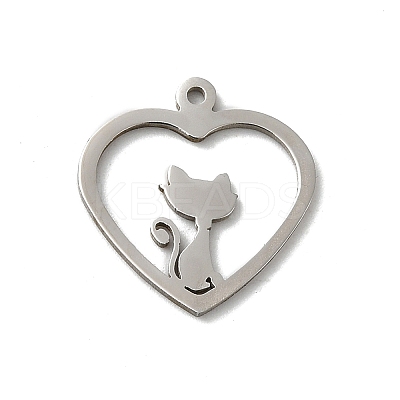 Non-Tarnish 201 Stainless Steel Pendants LS-STAS-E206-06P-06-1