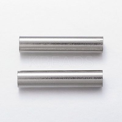 Tarnish Resistant 304 Stainless Steel Tube Beads LS-STAS-P128-09-1