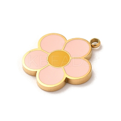 304 Stainless Steel Enamel Charms STAS-L022-240G-1