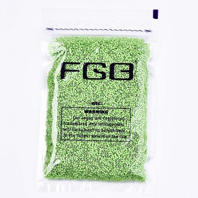 FGB 11/0 Grade A Baking Paint Glass Seed Beads SEED-S030-1035-1