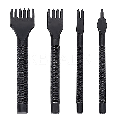 1Set Steel 1/2/4/6 Prong DIY Diamond Lacing Stitching Leather Craft Kits AJEW-HY0002-19-1