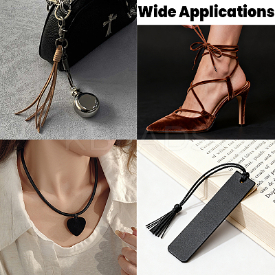 4Pcs 4 Colors Flat Faux Suede Cord OCOR-CL0001-06A-1