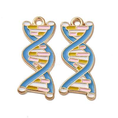 Chemistry Theme Alloy Enamel Pendants ENAM-V002-01K-KCG-1