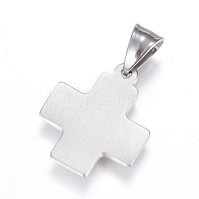 Tarnish Resistant 304 Stainless Steel Pendants STAS-H329-87P-1