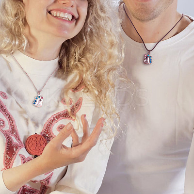 2Pcs Magnetic Matching Necklaces Set JN1025B-1