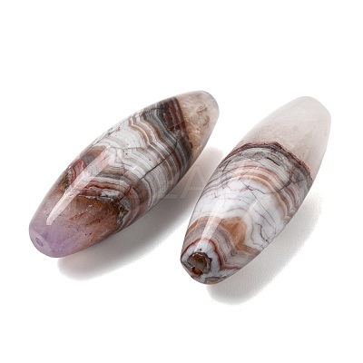 Natural Amethyst Lace Agate Beads G-A282-05-1