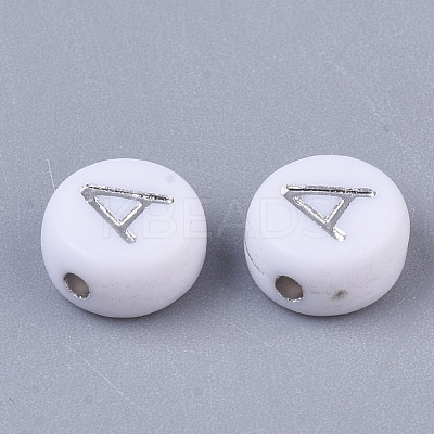Plating Acrylic Beads PACR-R243-04A-1