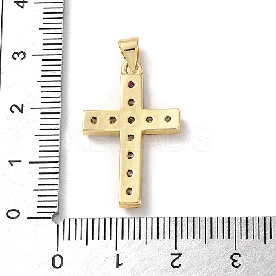 Brass Micro Pave Cubic Zirconia Pendants KK-A212-10C-G-1