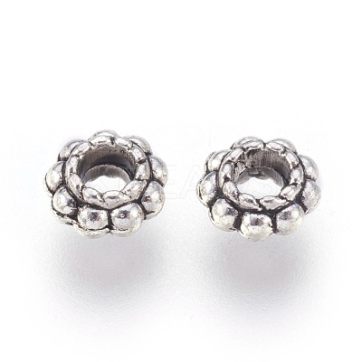 Tibetan Silver Spacer Beads Y-LF1565Y-1