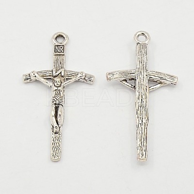 Rosary Cross and Center Sets for Rosary Bead Necklace TIBEP-MSMC021-33AS-LF-1