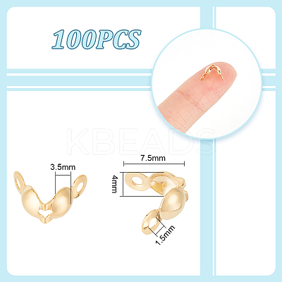 304 Stainless Steel Bead Tips STAS-UN0002-38A-1