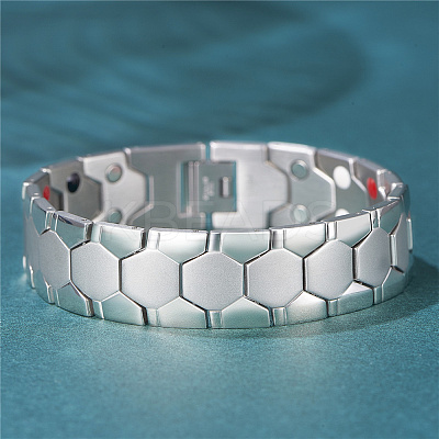 Stainless Steel Panther Chain Watch Band Bracelets JB673A-1