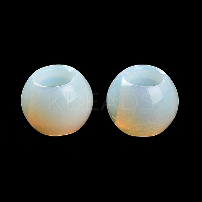 Opalite European Beads G-R488-01B-1