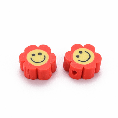 Handmade Polymer Clay Beads X-CLAY-N011-011G-1