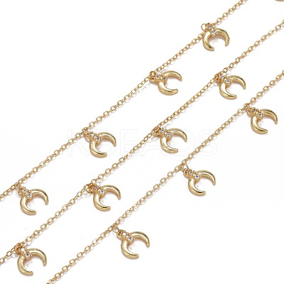 3.28 Feet Handmade Brass Cable Chains X-CHC-I036-11G-1