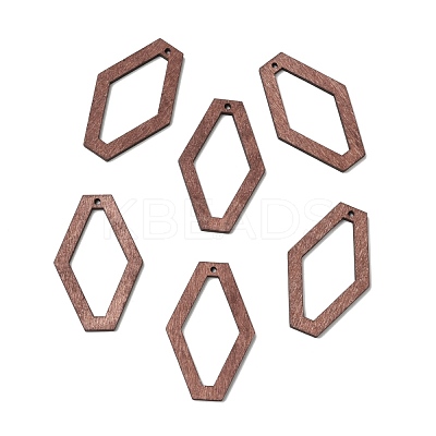 Spray Painted Wood Big Pendants WOOD-H101-03-1
