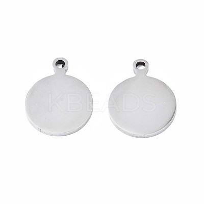 Non-Tarnish 201 Stainless Steel Pendants STAS-N095-078-1
