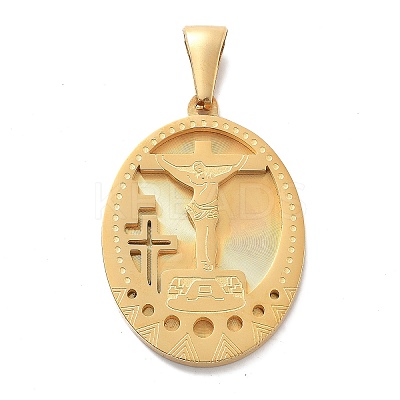 Easter Ion Plating(IP) 304 Stainless Steel Pendants STAS-Z098-33G-1