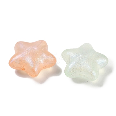 Luminous Transparent Acrylic Beads LACR-U001-07-1